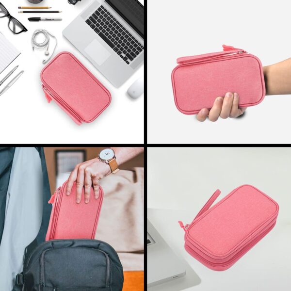 Electronic Organizer Travel USB Cable Accessories Bag/Case,Waterproof for Power Bank,Charging Cords,Chargers,Mouse ,Earphones Flash Drive - Image 7