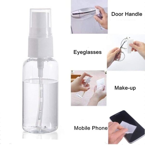 Spray Bottles 30ml/1oz, 4 Pack Clear Empty Fine Mist Plastic Mini Travel Bottle Set, Portable Refillable Makeup Sprayer Containers for Perfume, Liquids, Aromatherapy, Small Size - Image 6