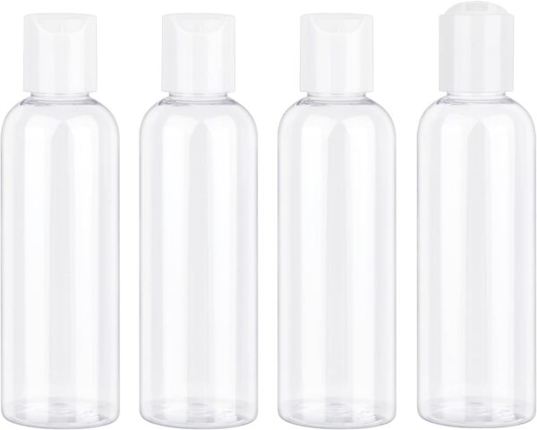 TSA Approved Travel Bottles Set for Toiletries Squeeze Size Container Kit Portable Leak Proof Refillable Cosmetic Airplane Essential Shampoo Hair Conditioner Body Lotion Bath Shower Gel