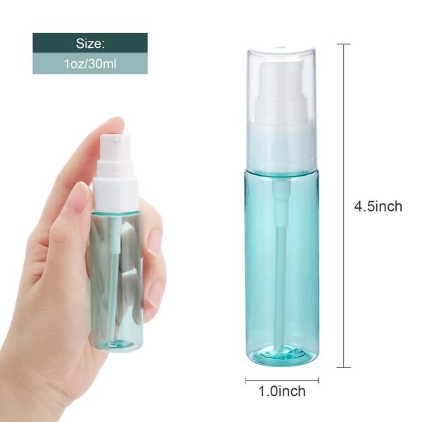 Small Pump Bottles 1 oz Travel Size Leakproof Pump Bottles for Lotion, Shampoo , Essential Oil and Other Toiletries with Bottle Label - Image 6