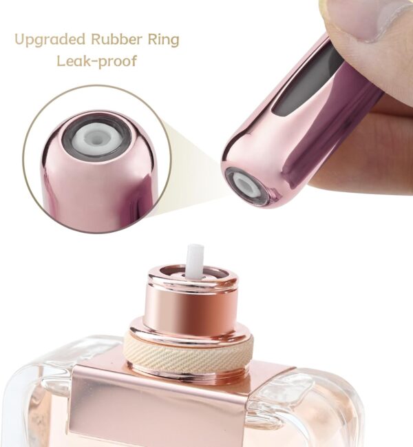 4 Pcs 5ml Portable Mini Refillable Perfume Atomizer Spray Bottle Scent Pump Case for Travel - Image 5