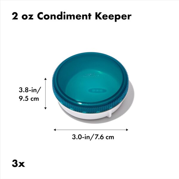 OXO Good Grips Prep & Go Leakproof Condiment Containers - 3 pack - Image 6