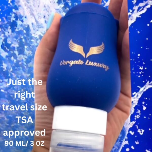 -3oz Travel Toiletry Bottles - Travel Containers for Toiletries Leak proof - Toiletry Bottles - Travel Size Containers - TSA Approved Travel Bottles - 3oz Silicone 4pcs - Image 4