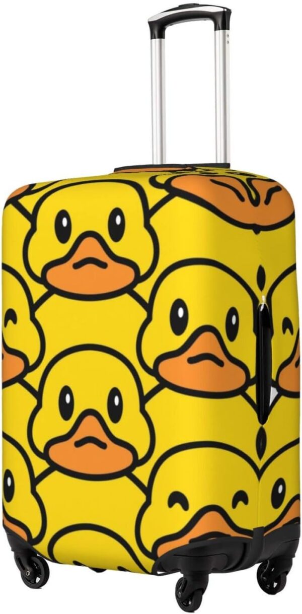 Fsugnioe Cartoon Rubber Duck Elastic Travel Luggage Cover Travel Suitcase Protective Cover For Trunk Case Apply To 19''-32'' Suitcase Covermedium - Image 2