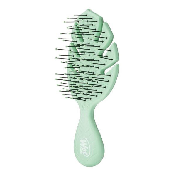 Wet Brush Go Green Mini Detangler, Green - Detangling Travel Hair Brush - Ultra-Soft IntelliFlex Bristles Glide Through Tangles & Gently Loosens Knots While Minimizing Pain, Split Ends & Breakage - Image 7