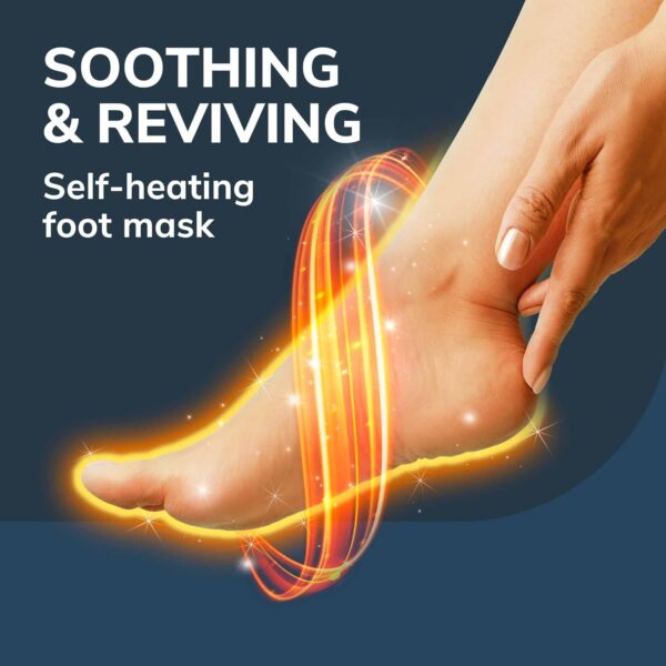 Dr. Scholl's® Tired, Achy Feet Soothing & Reviving Foot Mask, 3 Pair, Warming Booties - Image 5