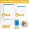 12 Hand Roll Up Compression Travel Bags-Space Saver Bags for Luggage and Cruises (5 Large, 5 Medium, 2 Small), No Vacuum Needed - Image 3