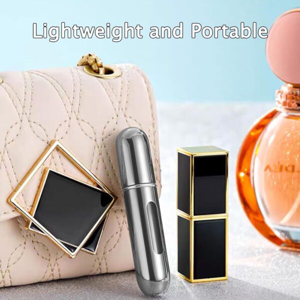 3 PCS Mini Perfume Atomizer Bottles,5ml Spray Container,Portable Size Refillable Pump for Traveling and Outgoing - Image 5