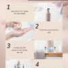 1 oz Airless Pump Bottles, Travel Lotion Container, Skincare Containers for Moisturizer(Plastic, Pink Matte, 3Pcs) - Image 2