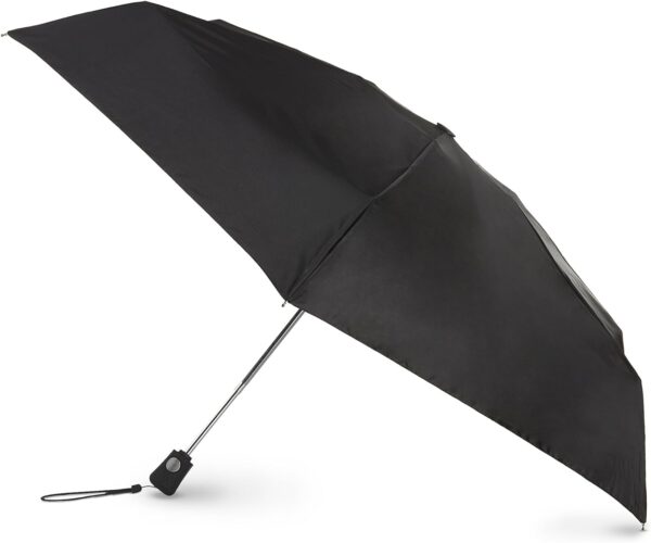 totes Automatic Open Close Compact Foldable Travel Umbrella