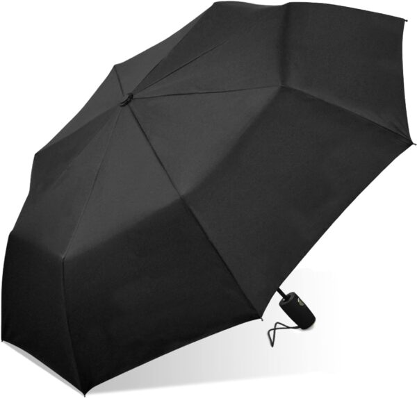 LONDON FOG Mini Rain Umbrella, Automatic Folding Umbrella, Windproof, Lightweight and Packable for Travel, Full 42 Inch Arc