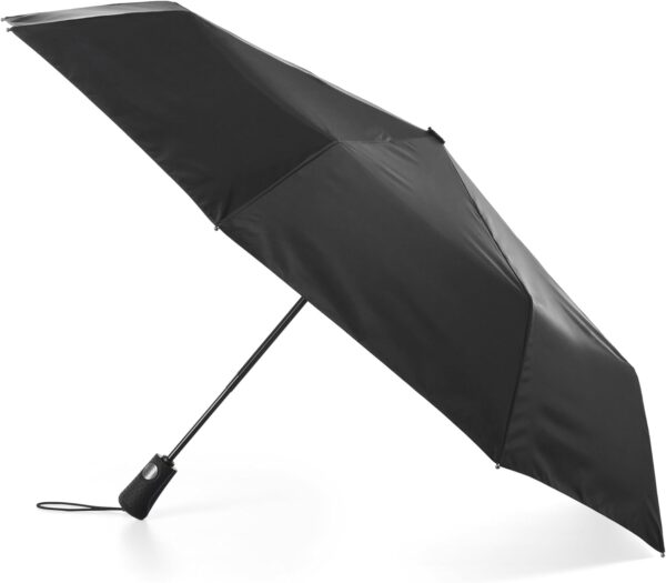 totes Automatic Open Water-Resistant Foldable Travel Umbrella