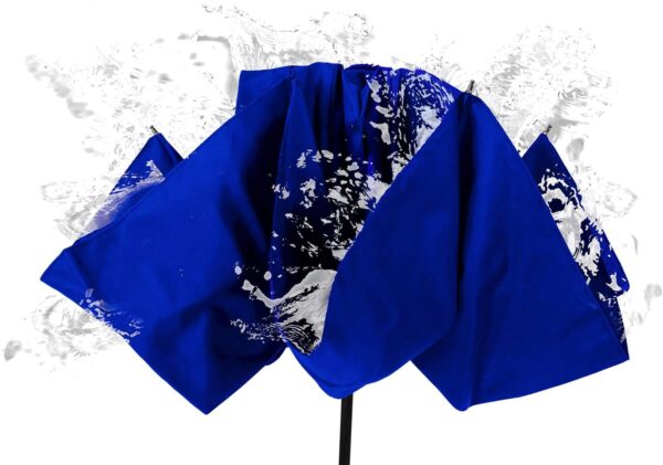 The Reversa 46" Compact Reverse Folding Umbrella Windproof Automatic Open Close Travel Umbrella, Strong 8 Ribs Portable Inside Out Inverted Folding Umbrella For Men and Women, Royal Blue - Image 2