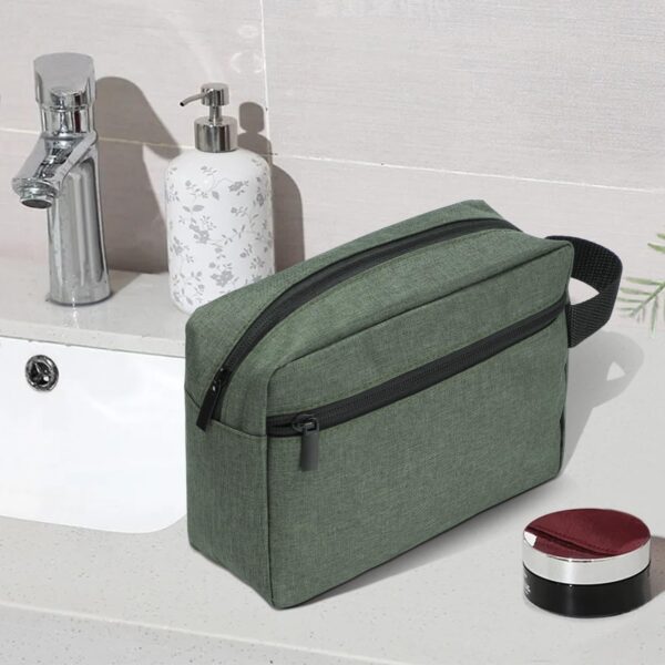 Etercycle Toiletry Bag for Men, Portable Travel Toiletry Organizer Bag,Shaving Bag for Toiletries Accessories (Army Green) - Image 6