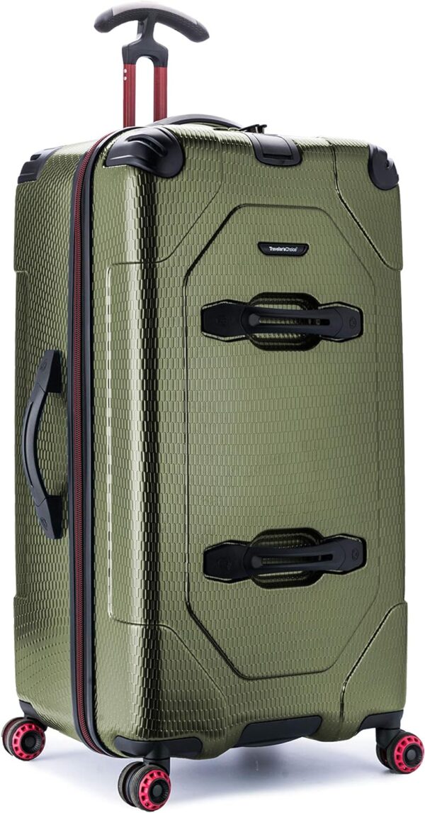 Traveler's Choice Maxporter II 30" Hardside Spinner Trunk Luggage, Expandable, Dark Green