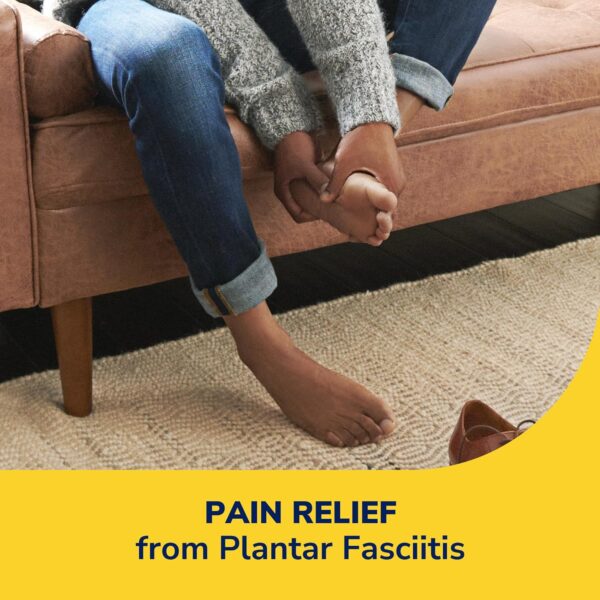 Dr. Scholl's Plantar Fasciitis Pain Patches with Hydrogel Flexible Technology, 8 Ct // Clinically Tested 12-Hour Daily Pain Relief - Contours to Your Foot - with Lidocaine & Menthol, 8 Treatments - Image 3