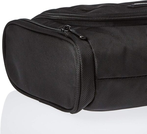 Amazon Basics Hanging, Travel Toiletry Bag Organizer, Shower Dopp Kit, Black - Image 3