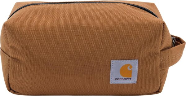 Carhartt Travel Kit, Durable Toiletry Organizer Bag, Travel Kit (Carhartt Brown) - Image 2