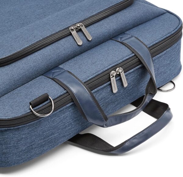 Amazon Basics Carry-On Garment Bag for Travel and Business Trips with Shoulder Strap - Navy - Image 5