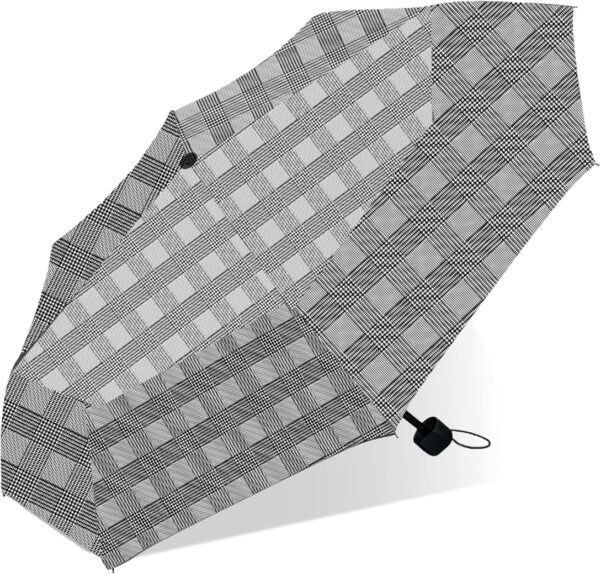 London Fog Mini Rain Umbrella, Manual Folding Umbrella, Windproof, Lightweight and Packable for Travel, Full 42 Inch Arc