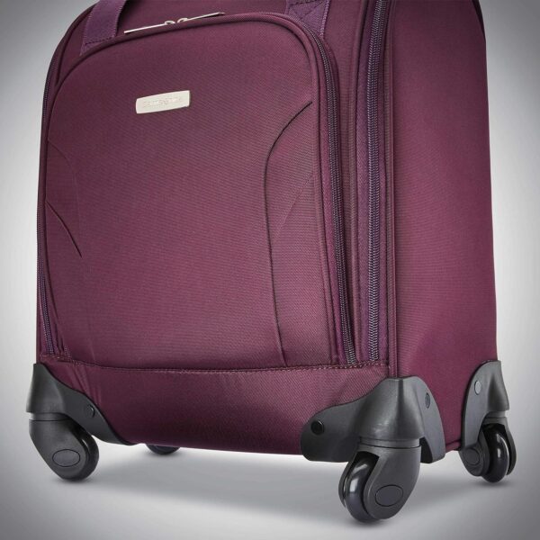 Samsonite Underseat Carry-On Spinner with USB Port, Purple, One Size - Image 9