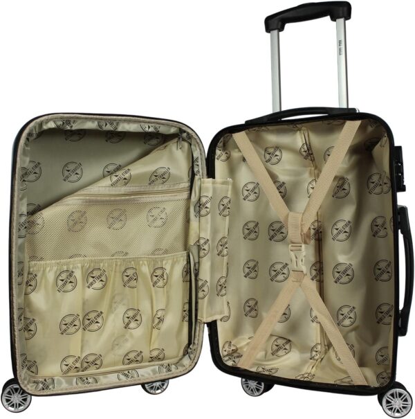 World Traveler Butterfly Luggage, 2-Piece Carry-On Set - Image 4