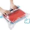 10Pack Travel Space Saver Bags (4 x S, 3 x L, 3 xL), Reusable KFYM Vacuum Travel Storage Bag, Saves 75% of Storage Space, Roll-Up Compression, No Need For Vacuum Machine Or Pump